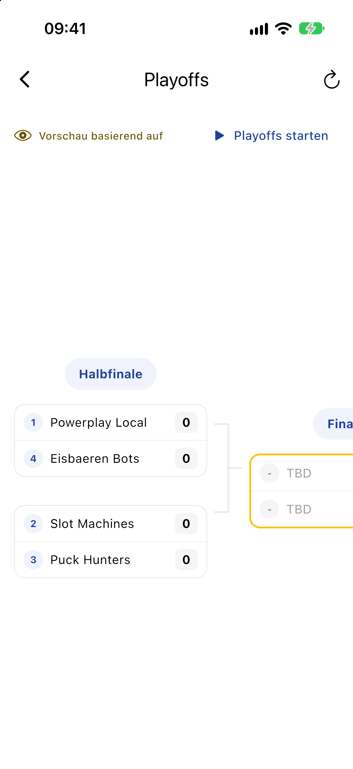 Playoff-Bracket-Vorschau
